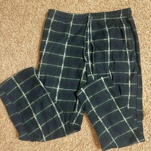 Boy’s Green Plaid Pajama Pants